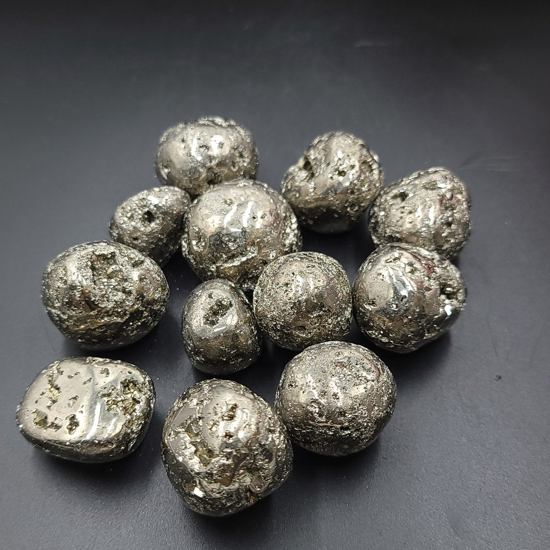 Pyrite Tumbled Stone High Quality - Elevated Metaphysical