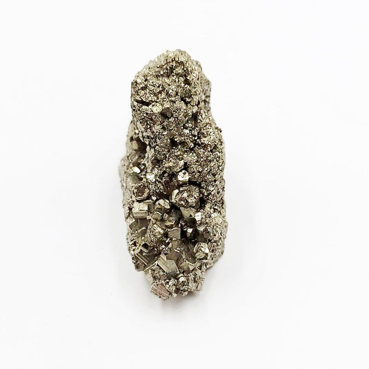 Pyrite Rough Cut Base Specimen Geode Stand "Small" - Elevated Metaphysical