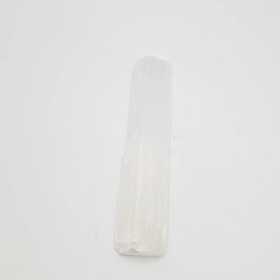 Selenite Plate Stick Rough 5.5" 14cm 100-200g - Elevated Metaphysical