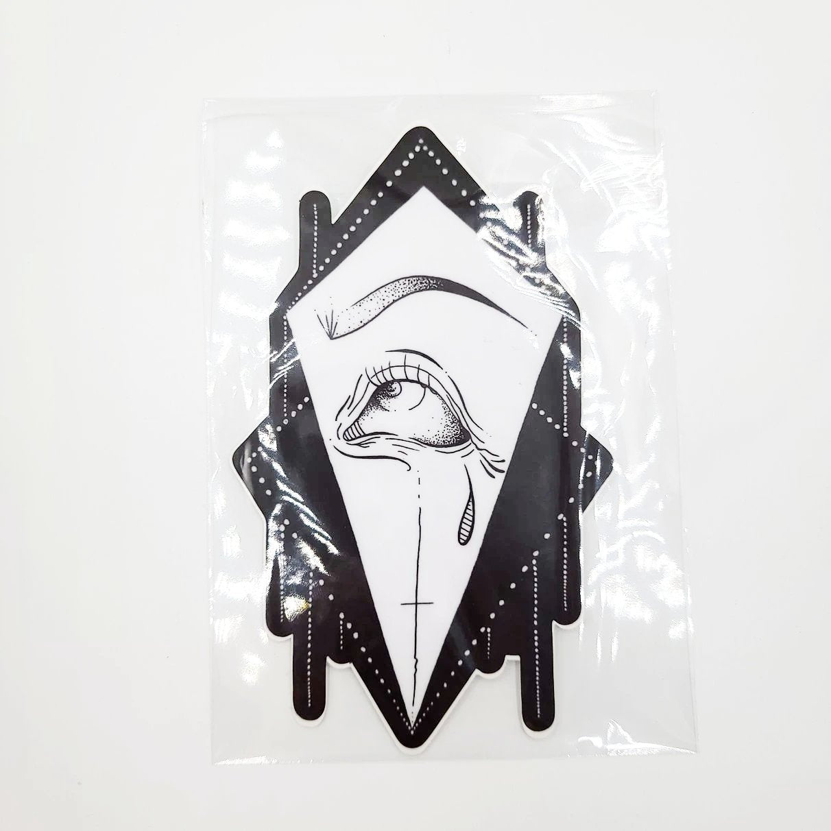 "Surrender to the Night" Sticker Art By Sin De La Morte - Elevated Metaphysical