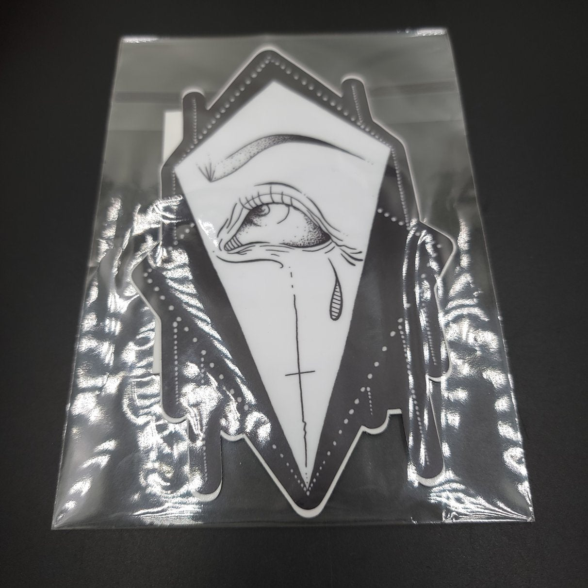 "Surrender to the Night" Sticker Art By Sin De La Morte - Elevated Metaphysical