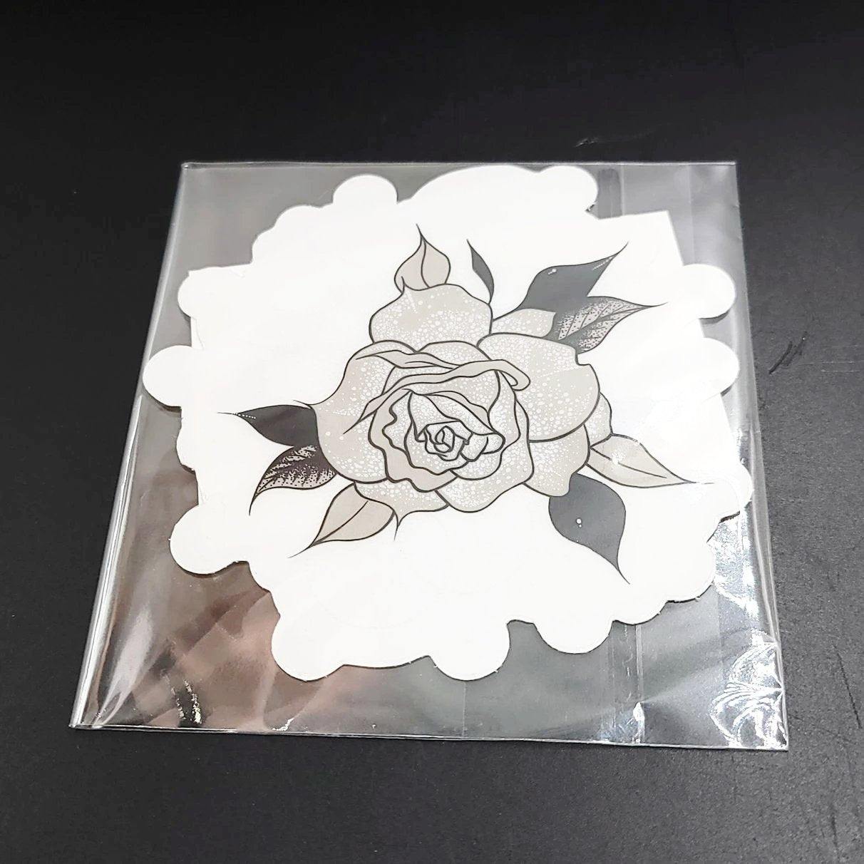 "The Rose" Sticker Art By Sin De La Morte - Elevated Metaphysical