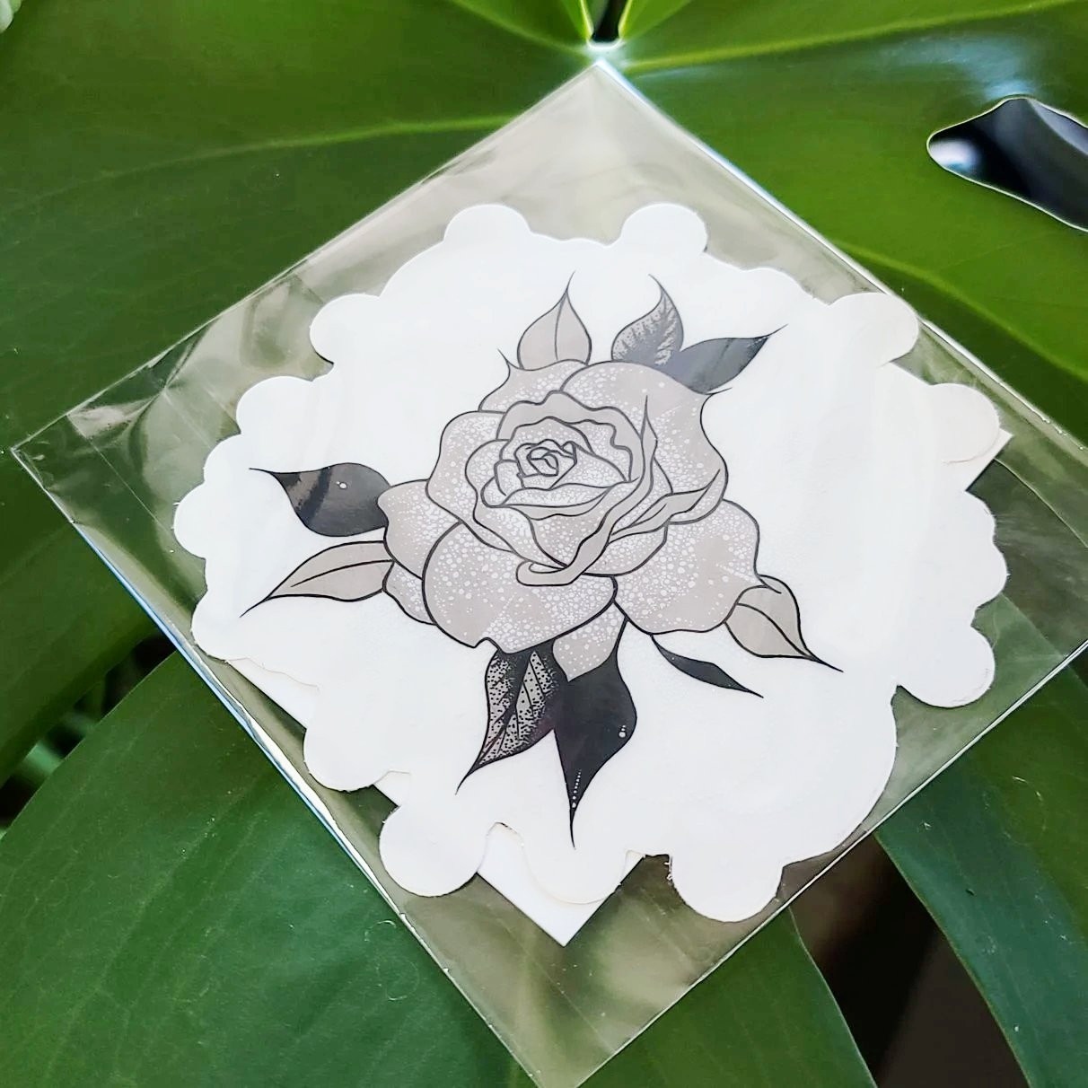 "The Rose" Sticker Art By Sin De La Morte - Elevated Metaphysical