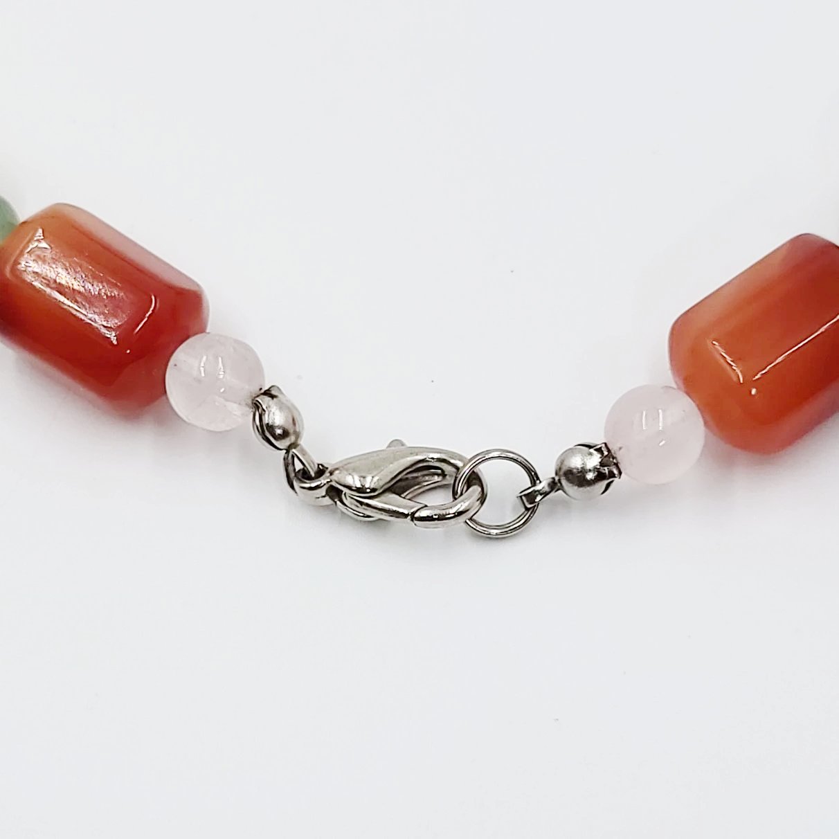 Carnelian Necklace Multi Gemstone Necklace 18" - Elevated Metaphysical