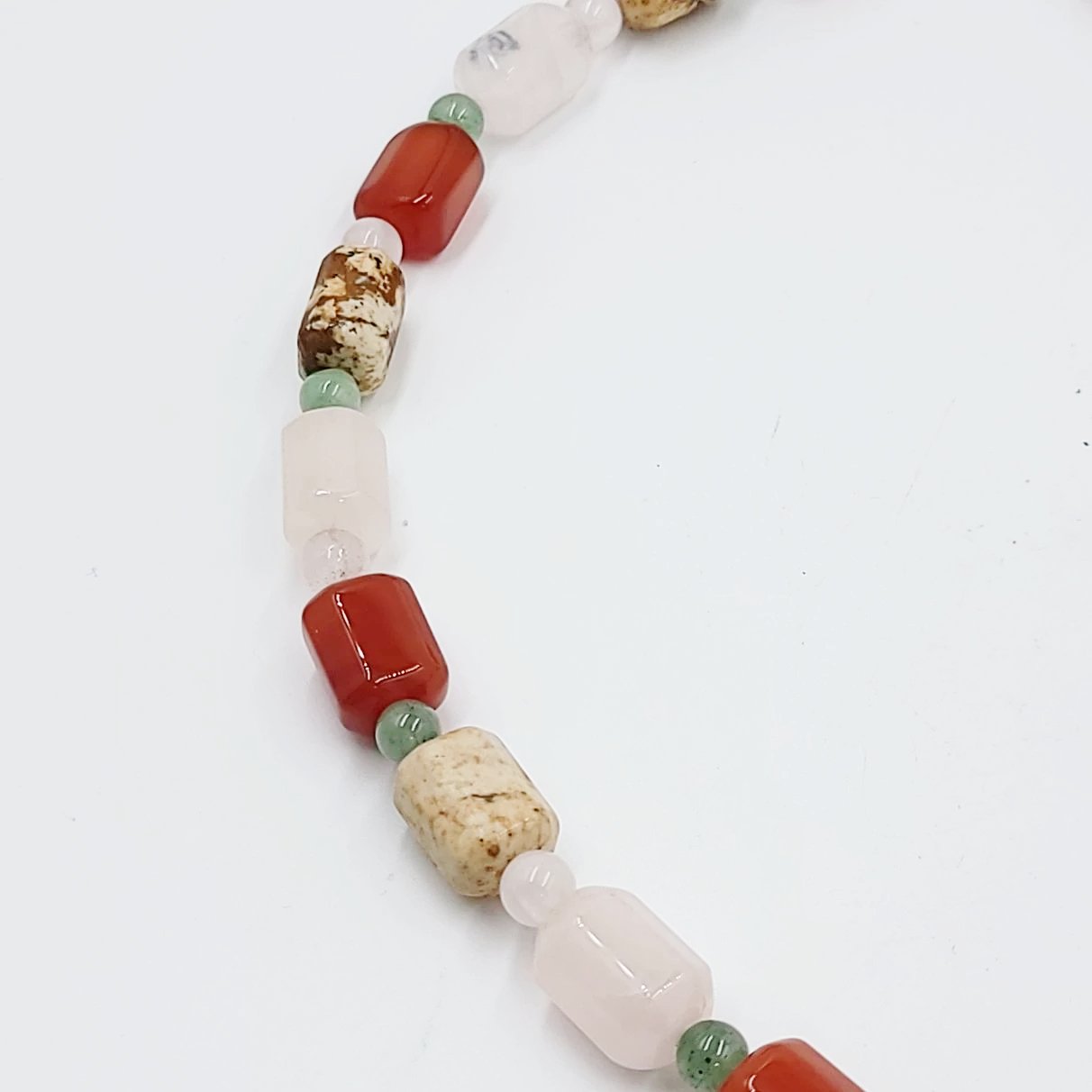 Carnelian Necklace Multi Gemstone Necklace 18" - Elevated Metaphysical