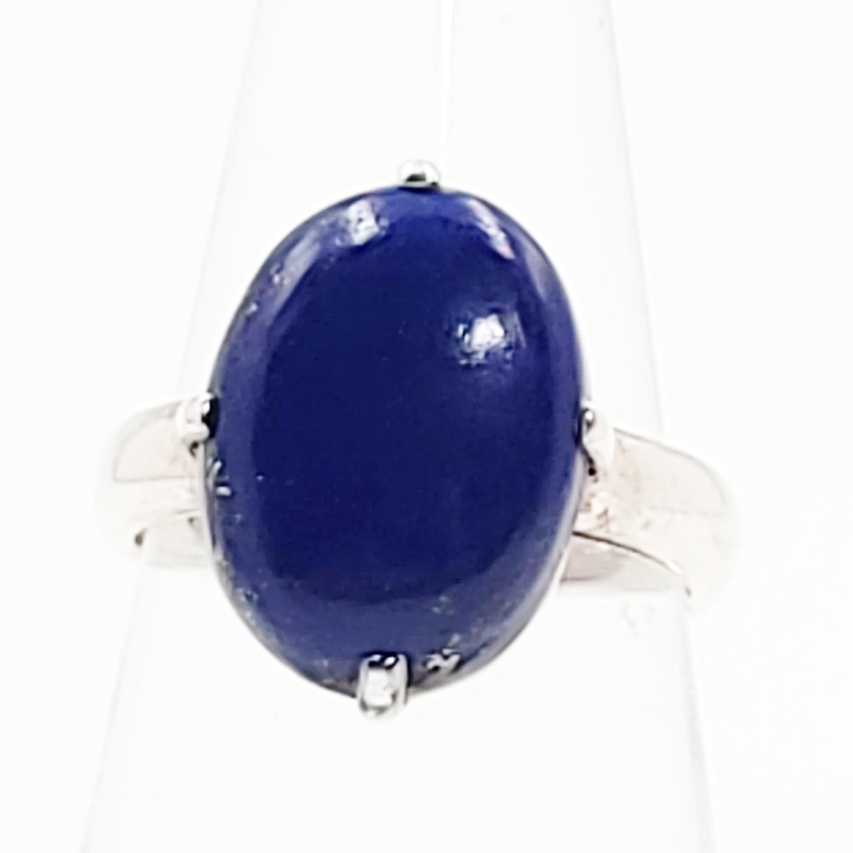 Lapis Lazuli Ring 10 ct Sterling Silver Ring - Elevated Metaphysical