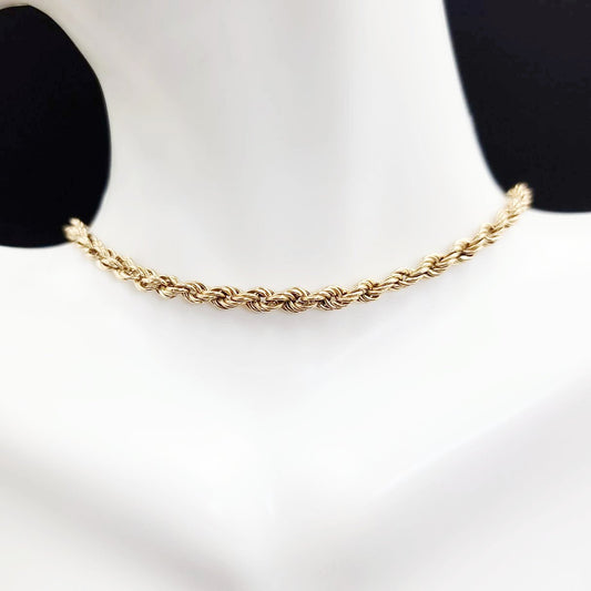 Rope Bracelet 14kt Gold 8" - Elevated Metaphysical