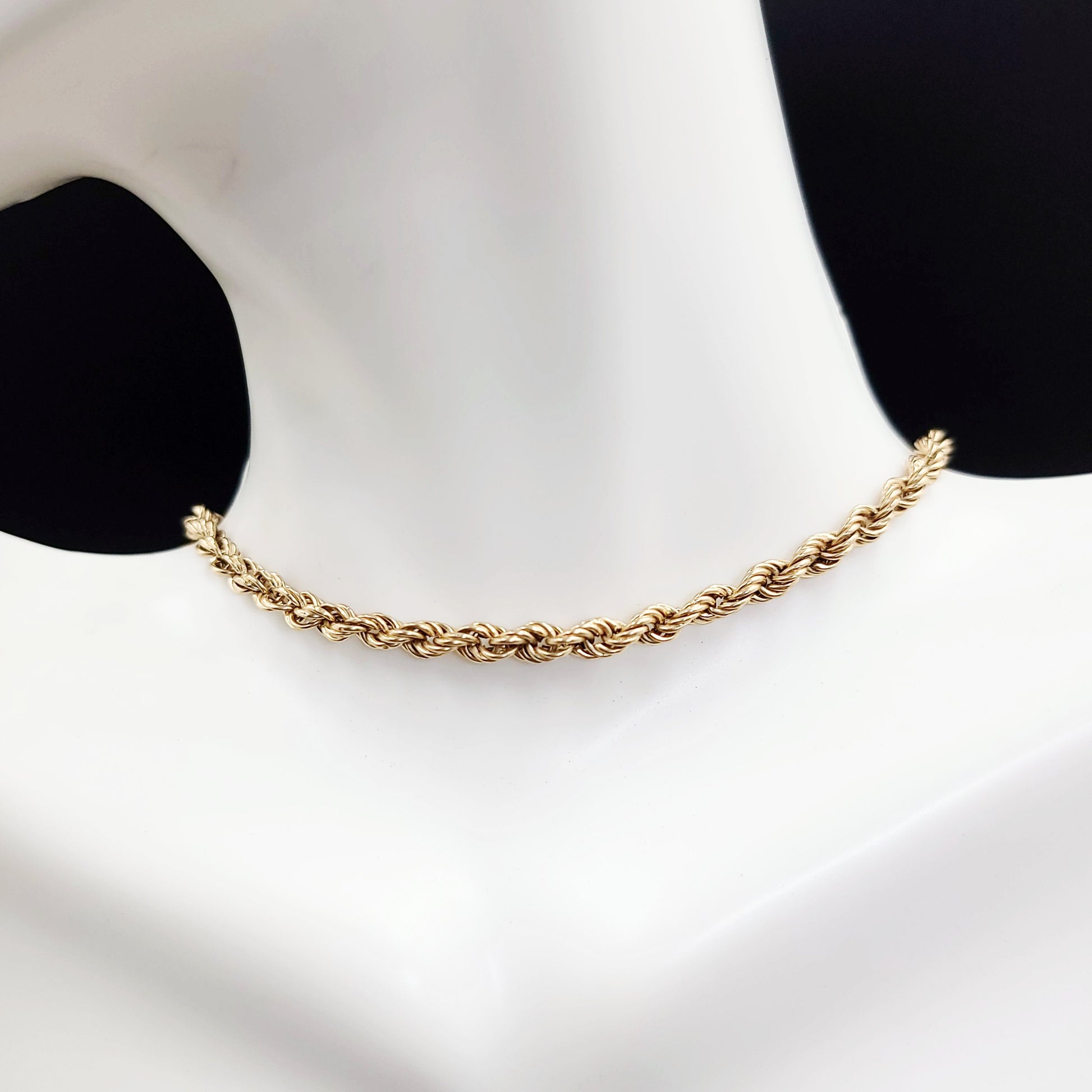 Rope Bracelet 14kt Gold 8" - Elevated Metaphysical