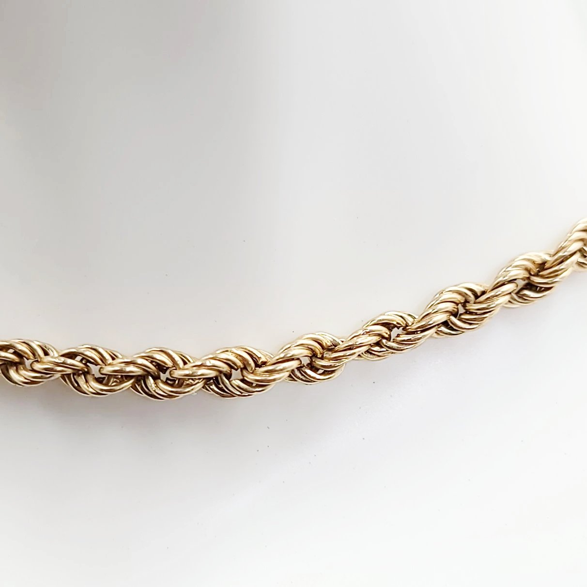 Rope Bracelet 14kt Gold 8" - Elevated Metaphysical