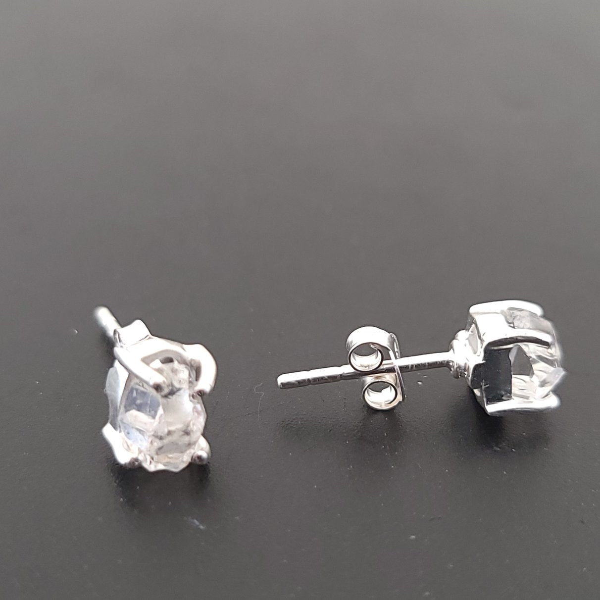 Herkimer Diamonds Earrings Sterling Silver Stud