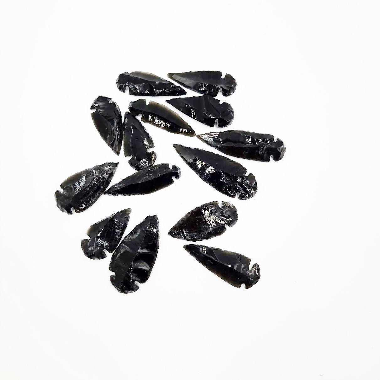 Black Obsidian Arrowhead Rough Stone - Elevated Metaphysical