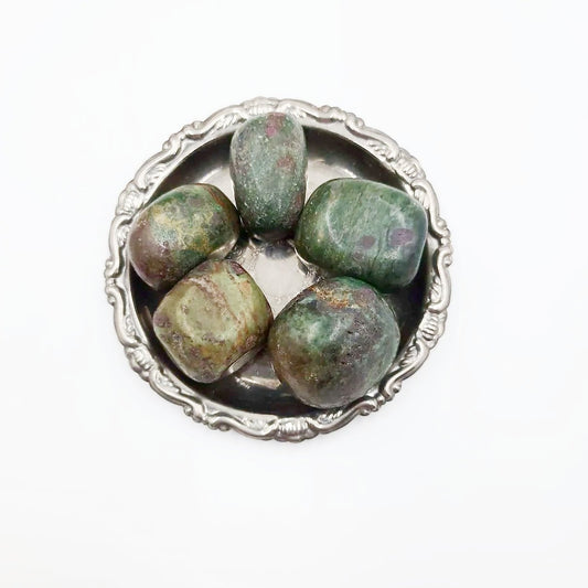 Ruby Fuchsite Kyanite Tumbled Stone - Elevated Metaphysical