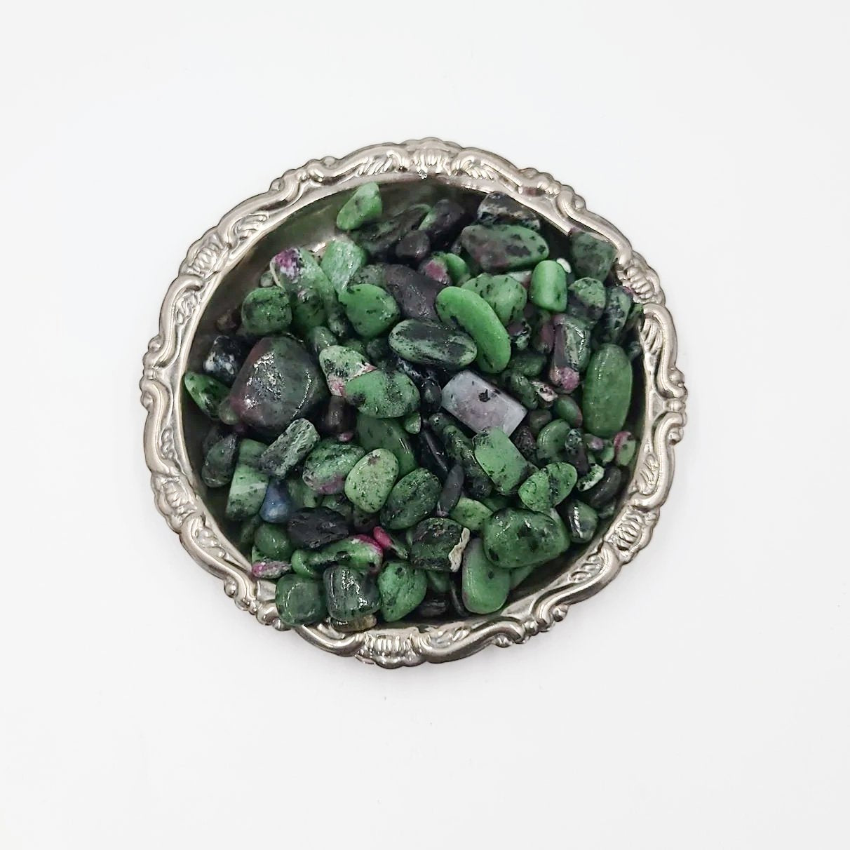 Ruby Zoisite Chips - Elevated Metaphysical