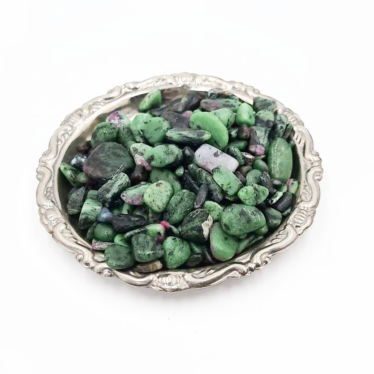 Ruby Zoisite Chips - Elevated Metaphysical