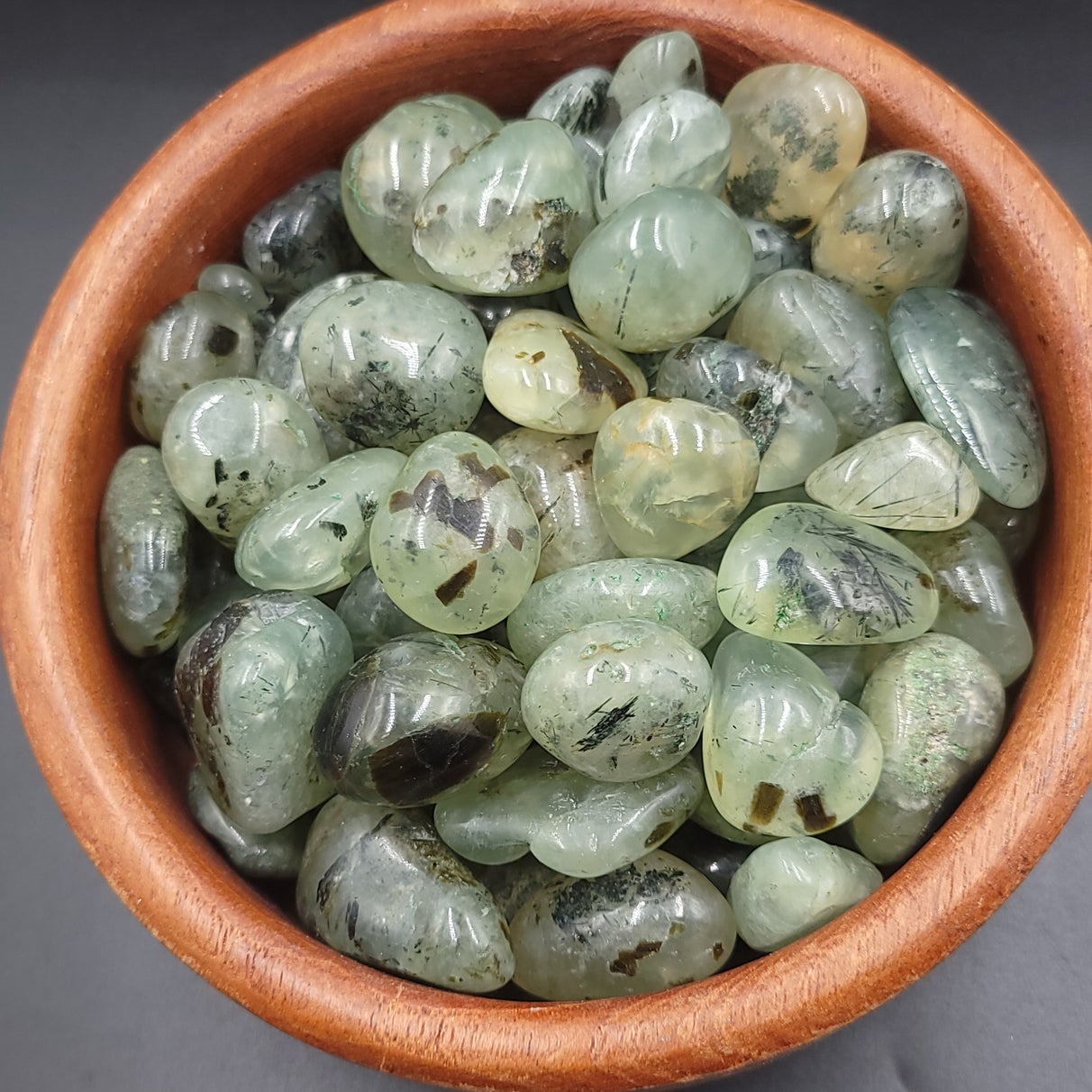 Prehnite Tumbled Stone - Elevated Metaphysical