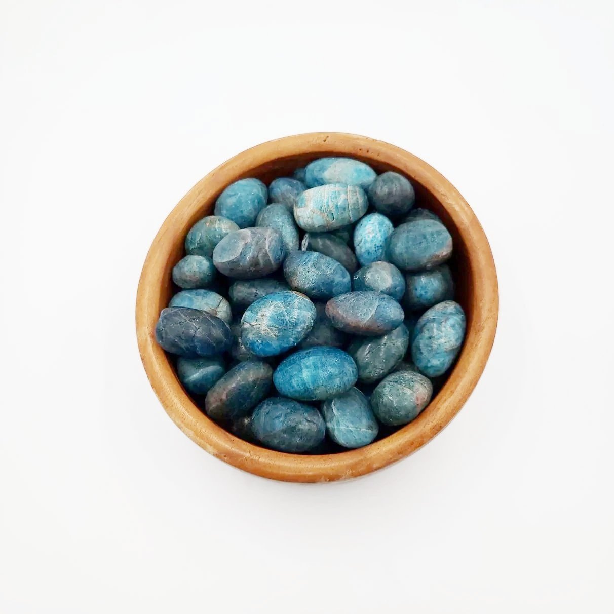 Blue Apatite Tumbled Stone HQ - Elevated Metaphysical