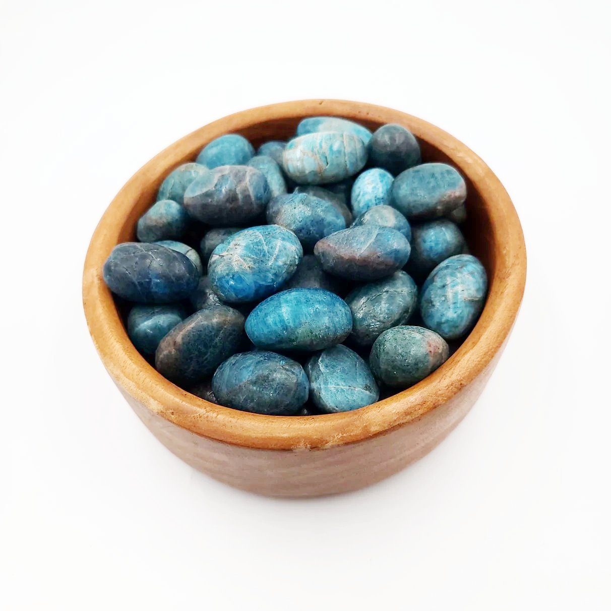 Blue Apatite Tumbled Stone HQ - Elevated Metaphysical