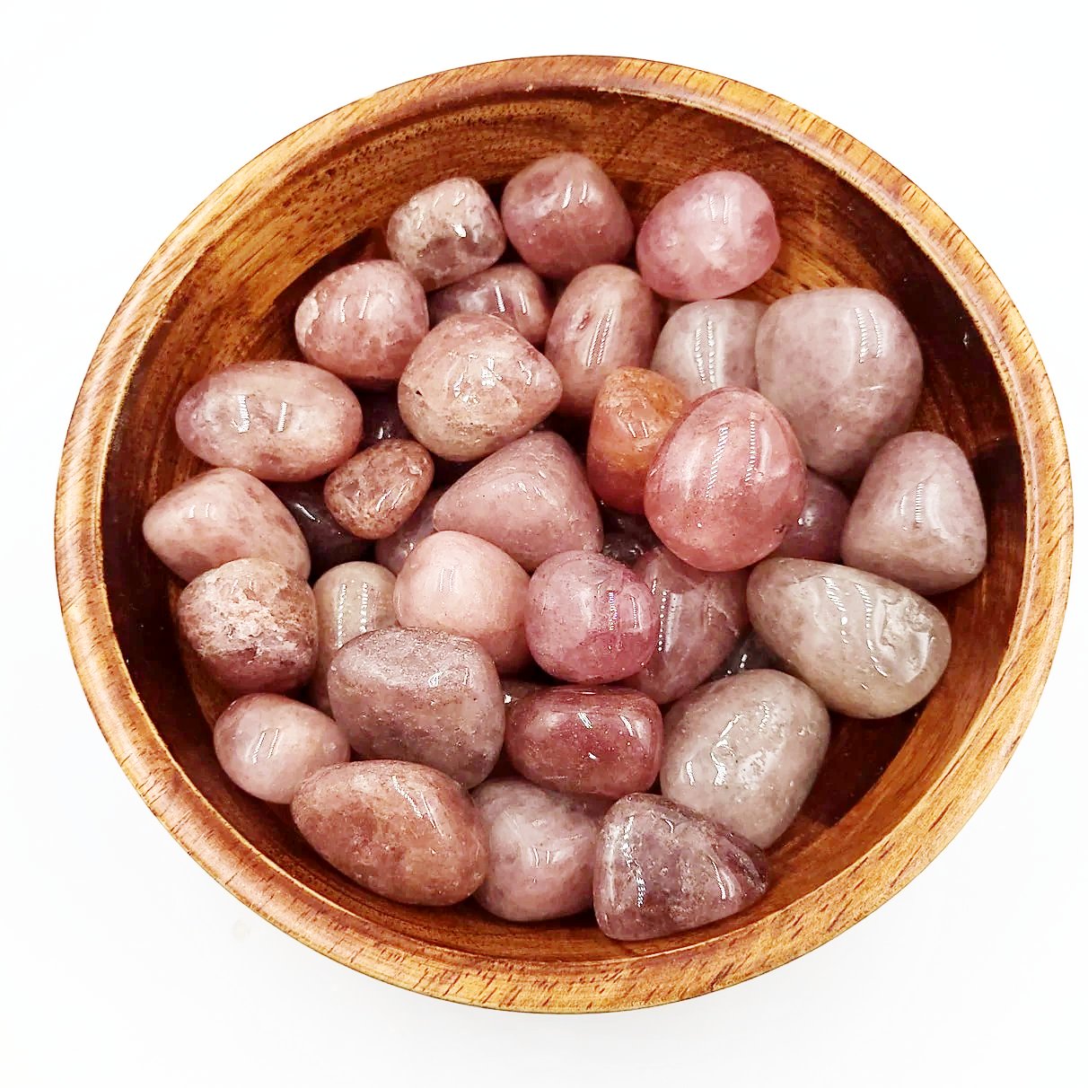 Strawberry Quartz Tumbled Stone Red Strawberry Quartz