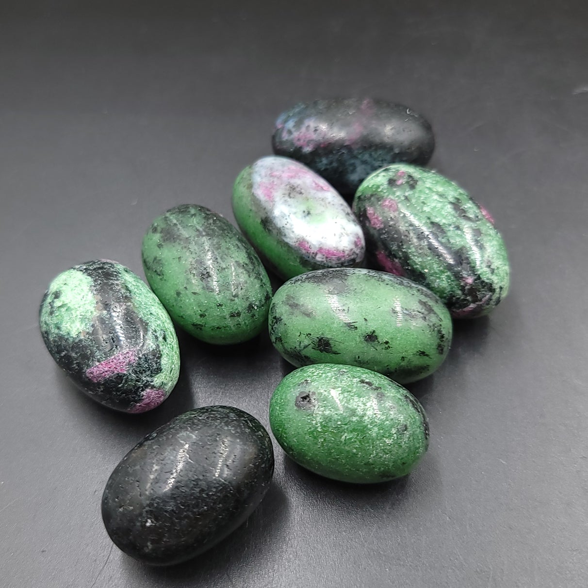 Ruby Zoisite Tumbled Stone - Elevated Metaphysical