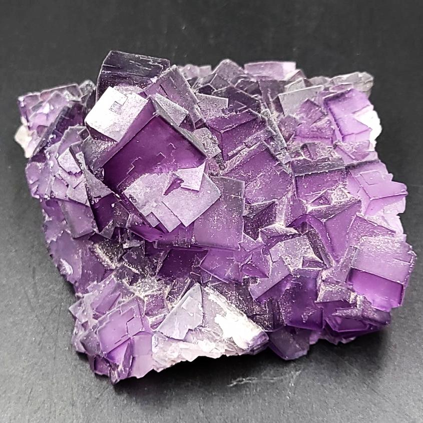 Fluorite Specimen Cubic Crystal Stone Purple Fluorite - Elevated Metaphysical