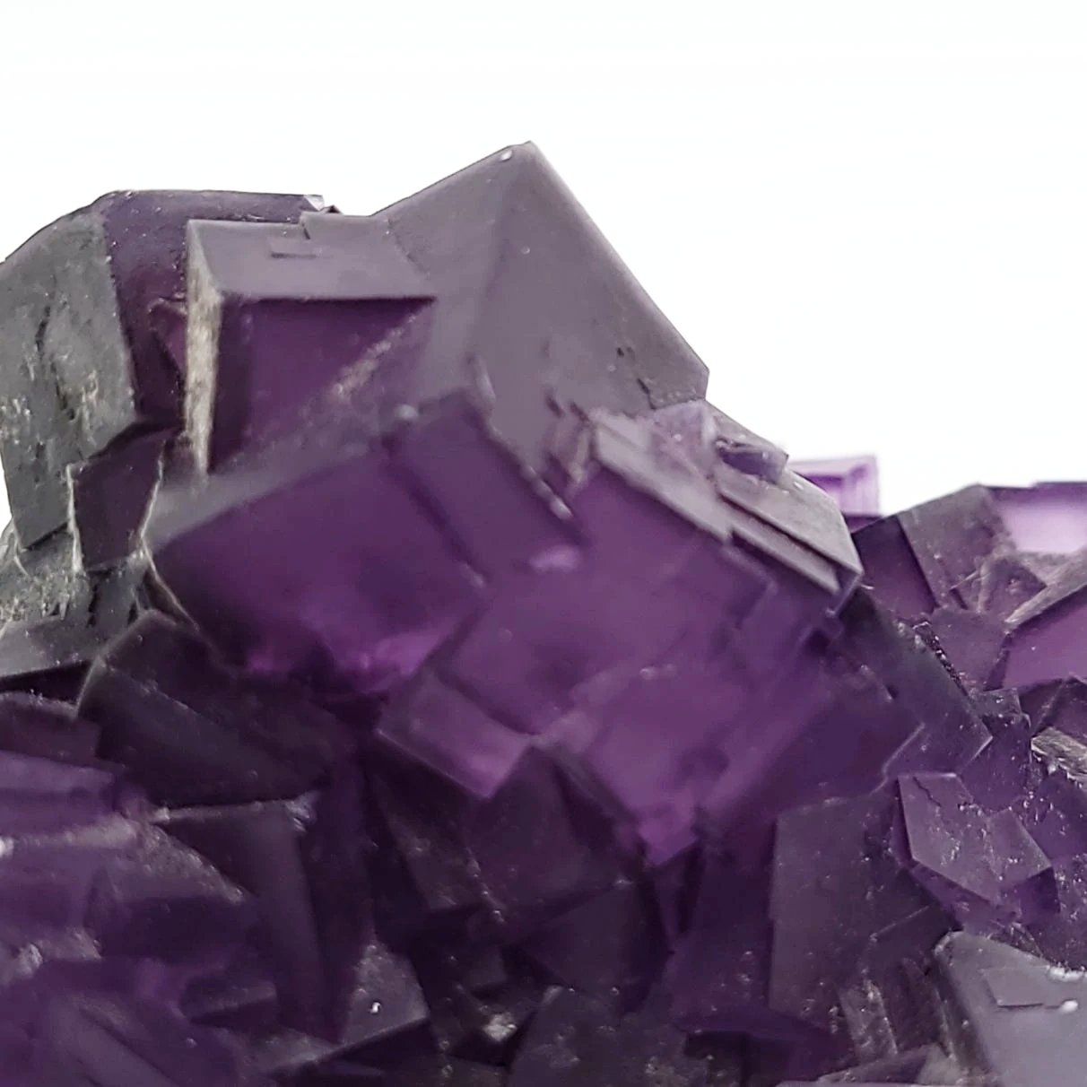 Fluorite Specimen Cubic Crystal Stone Purple Fluorite - Elevated Metaphysical