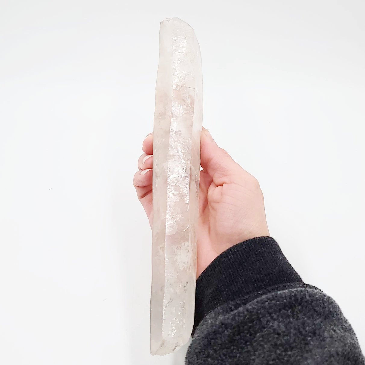 Laser Quartz Wand Point 10.4" 26.4cm 16oz 455g - Elevated Metaphysical