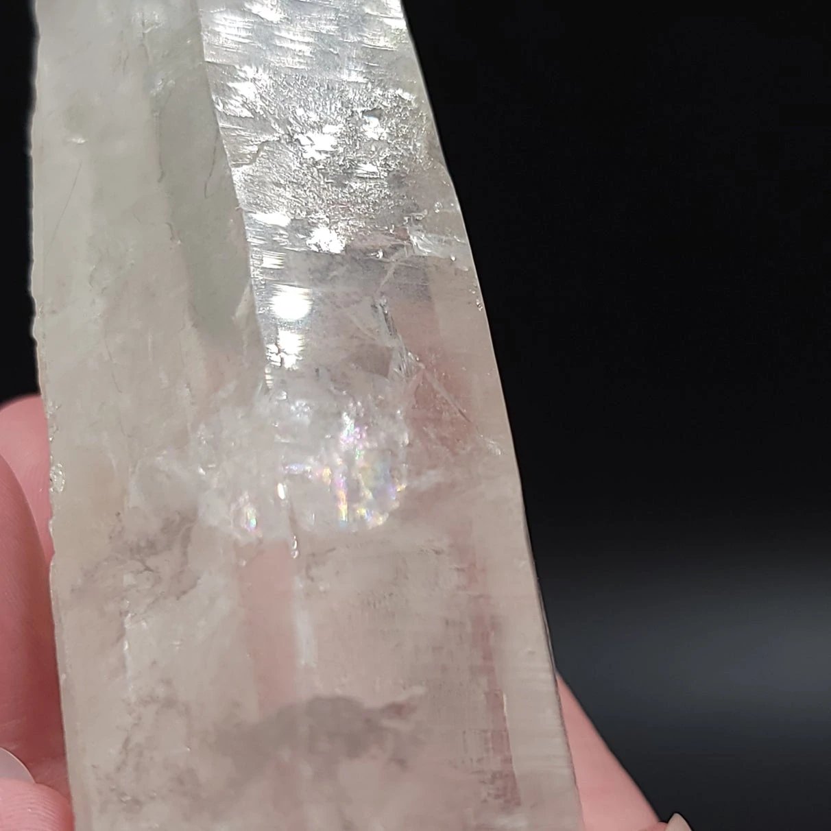 Laser Quartz Wand Point 10.4" 26.4cm 16oz 455g - Elevated Metaphysical