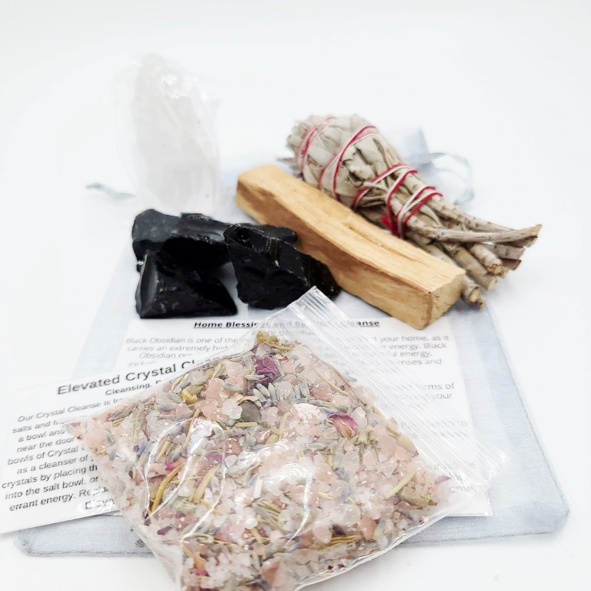 Home Blessings and Beyond - Stone & Cleanse Set - Elevated Metaphysical
