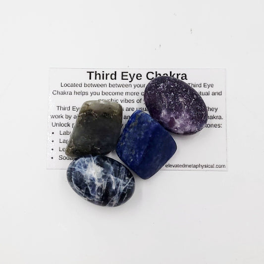 Third Eye Chakra Stone Set - Elevated Metaphysical