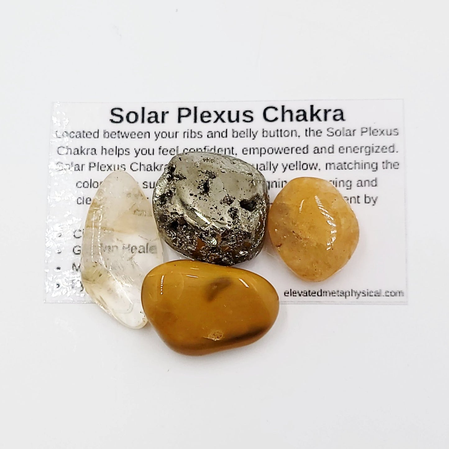 Solar Plexus Chakra Stone Set - Elevated Metaphysical