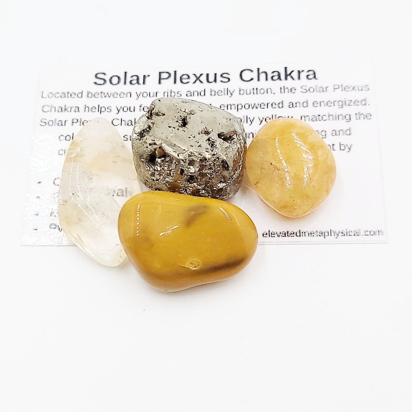 Solar Plexus Chakra Stone Set - Elevated Metaphysical