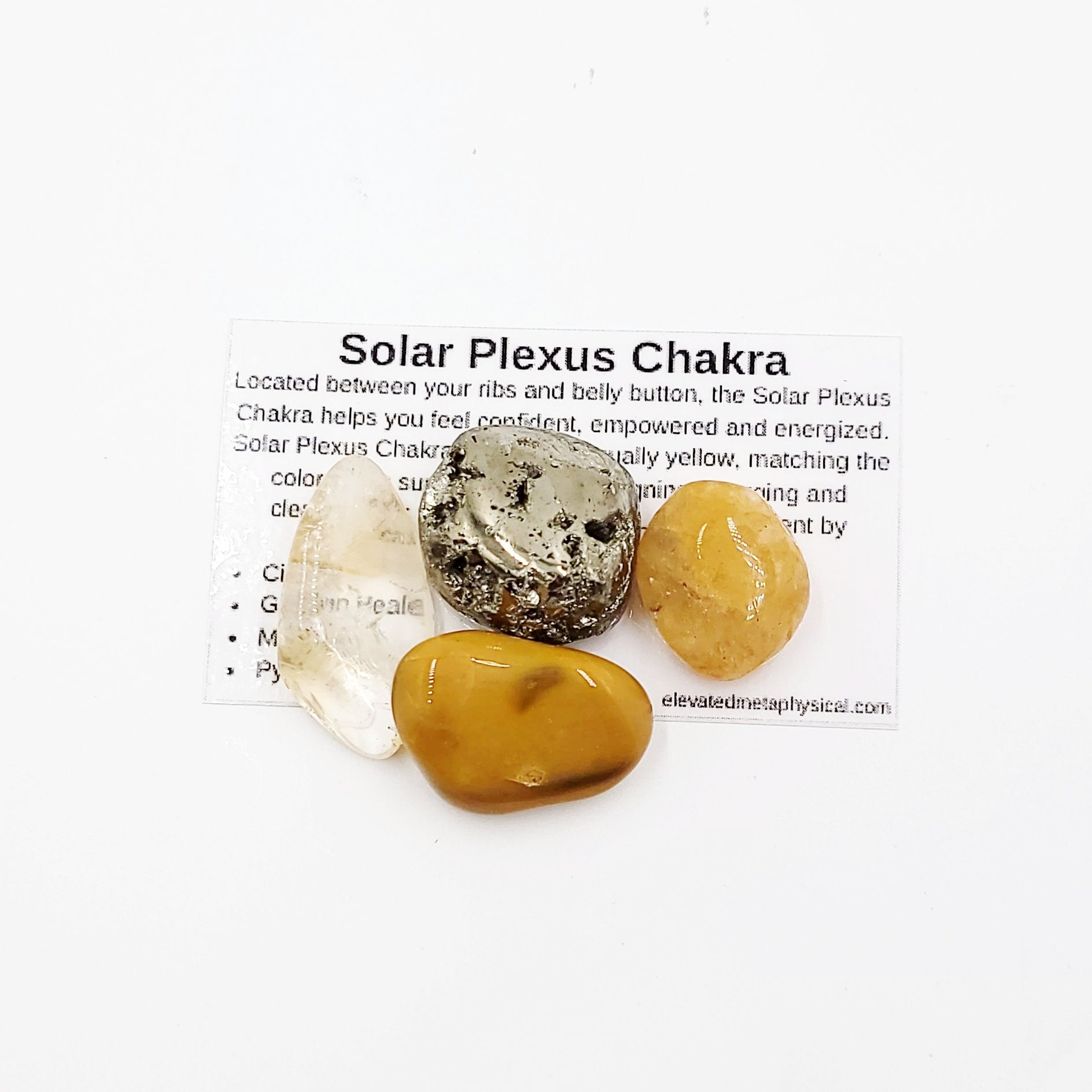 Solar Plexus Chakra Stone Set - Elevated Metaphysical