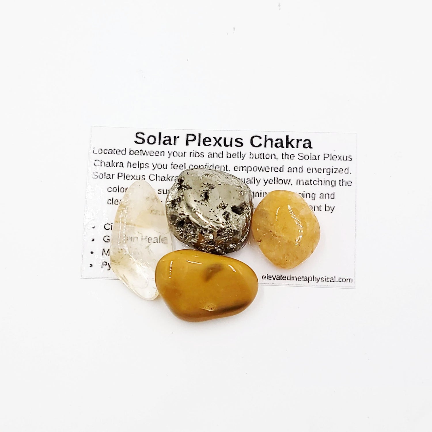 Solar Plexus Chakra Stone Set - Elevated Metaphysical
