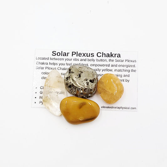 Solar Plexus Chakra Stone Set - Elevated Metaphysical