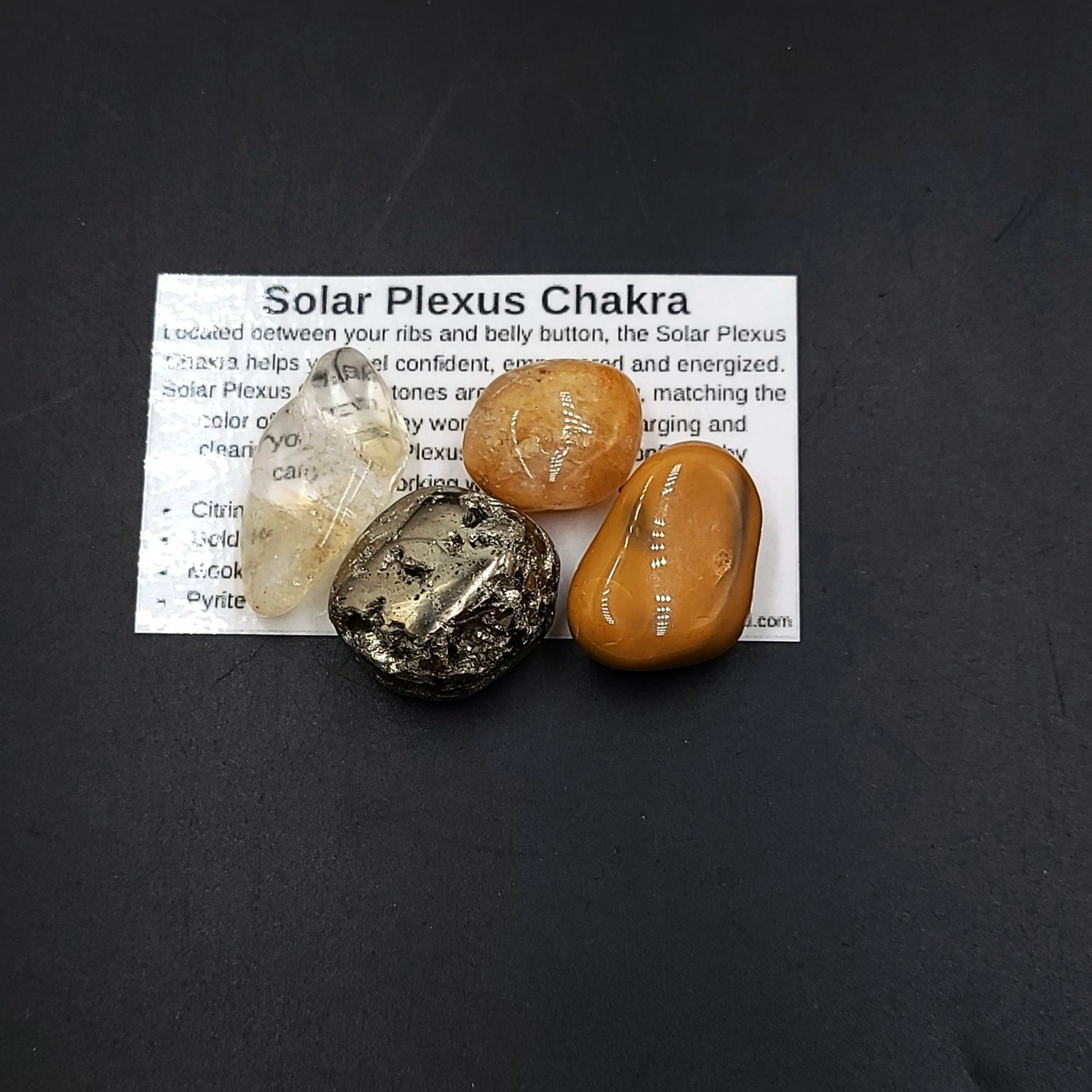 Solar Plexus Chakra Stone Set - Elevated Metaphysical