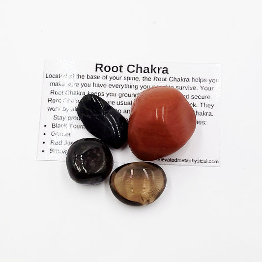 Root Chakra Stone Set - Elevated Metaphysical