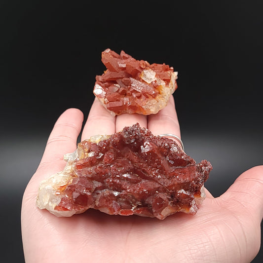 Red Quartz Cluster Rough Stone Specimen - Elevated Metaphysical