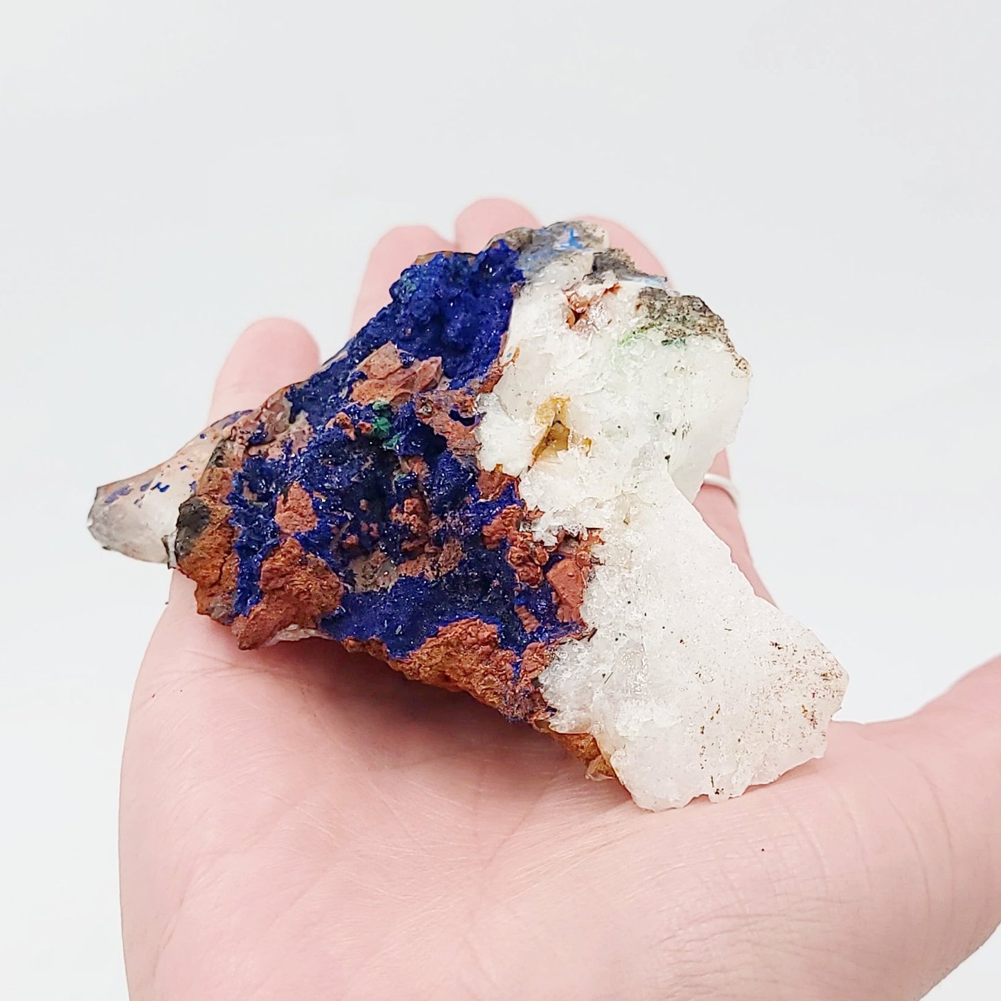 Azurite Cluster Geode Specimen "xl" - Elevated Metaphysical