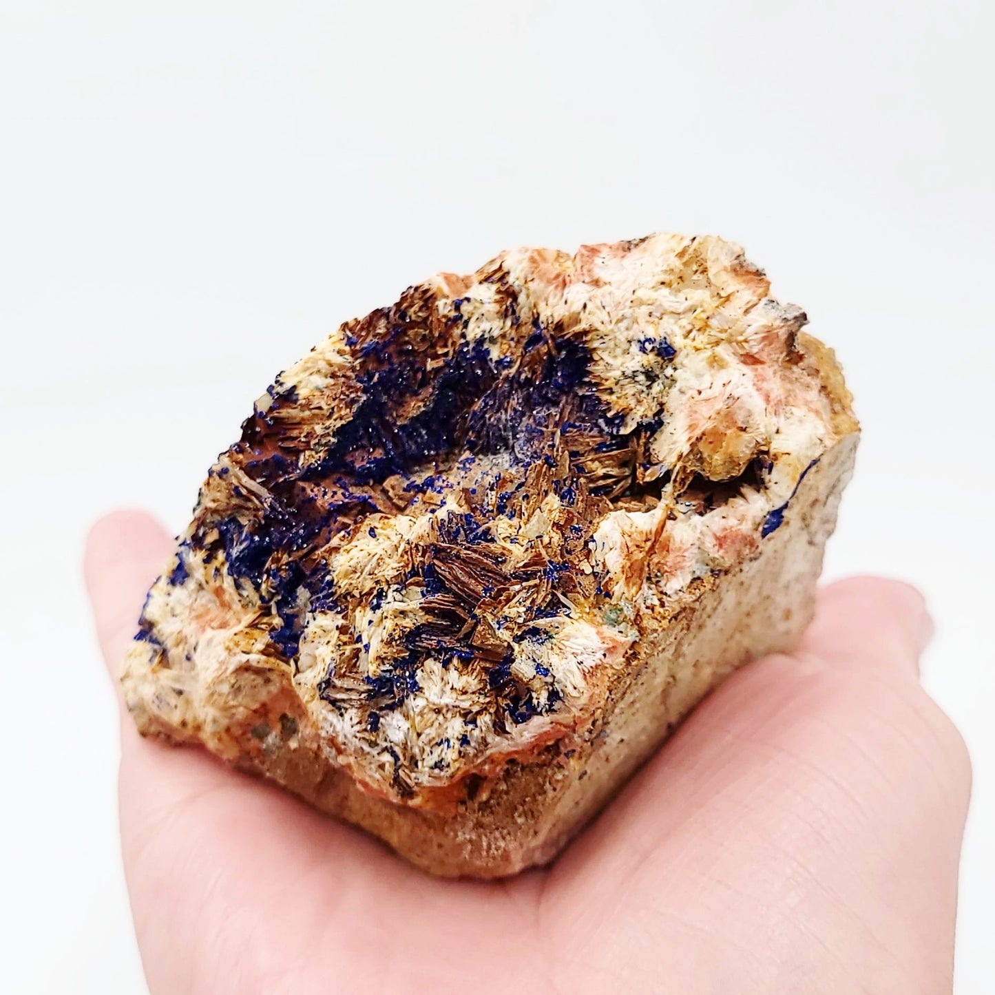 Azurite Cluster Geode Specimen "xl" - Elevated Metaphysical