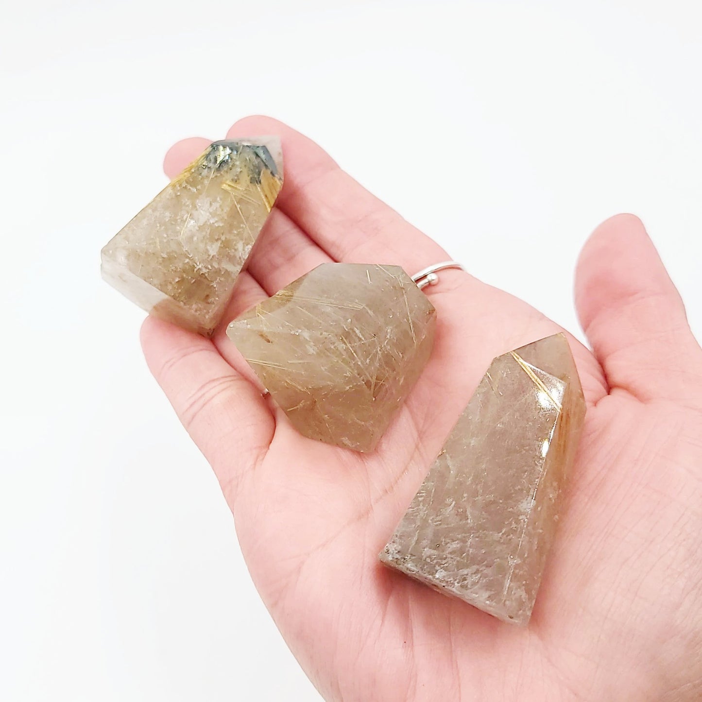 Rutilated Quartz Tower Point