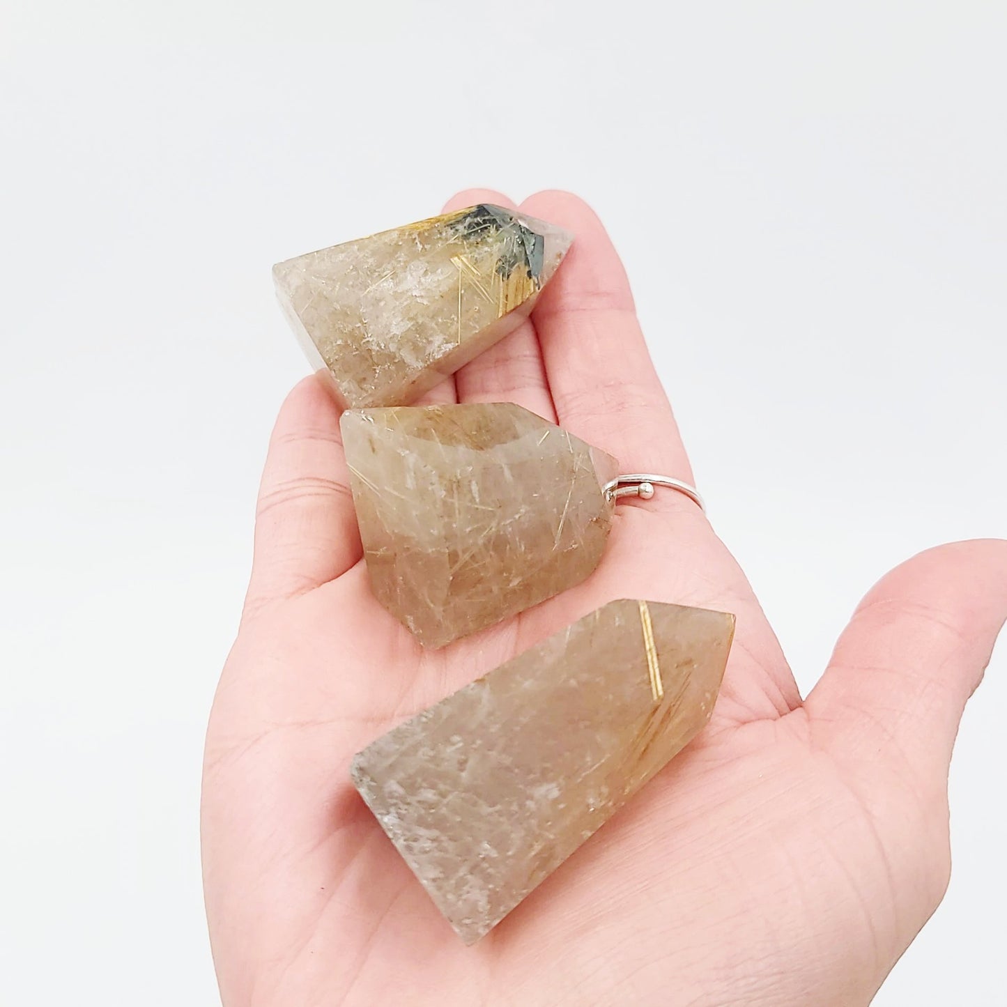 Rutilated Quartz Tower Point