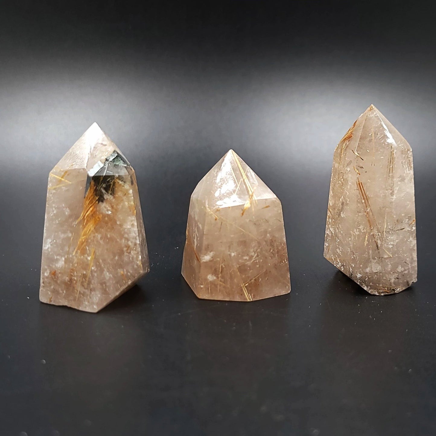 Rutilated Quartz Tower Point