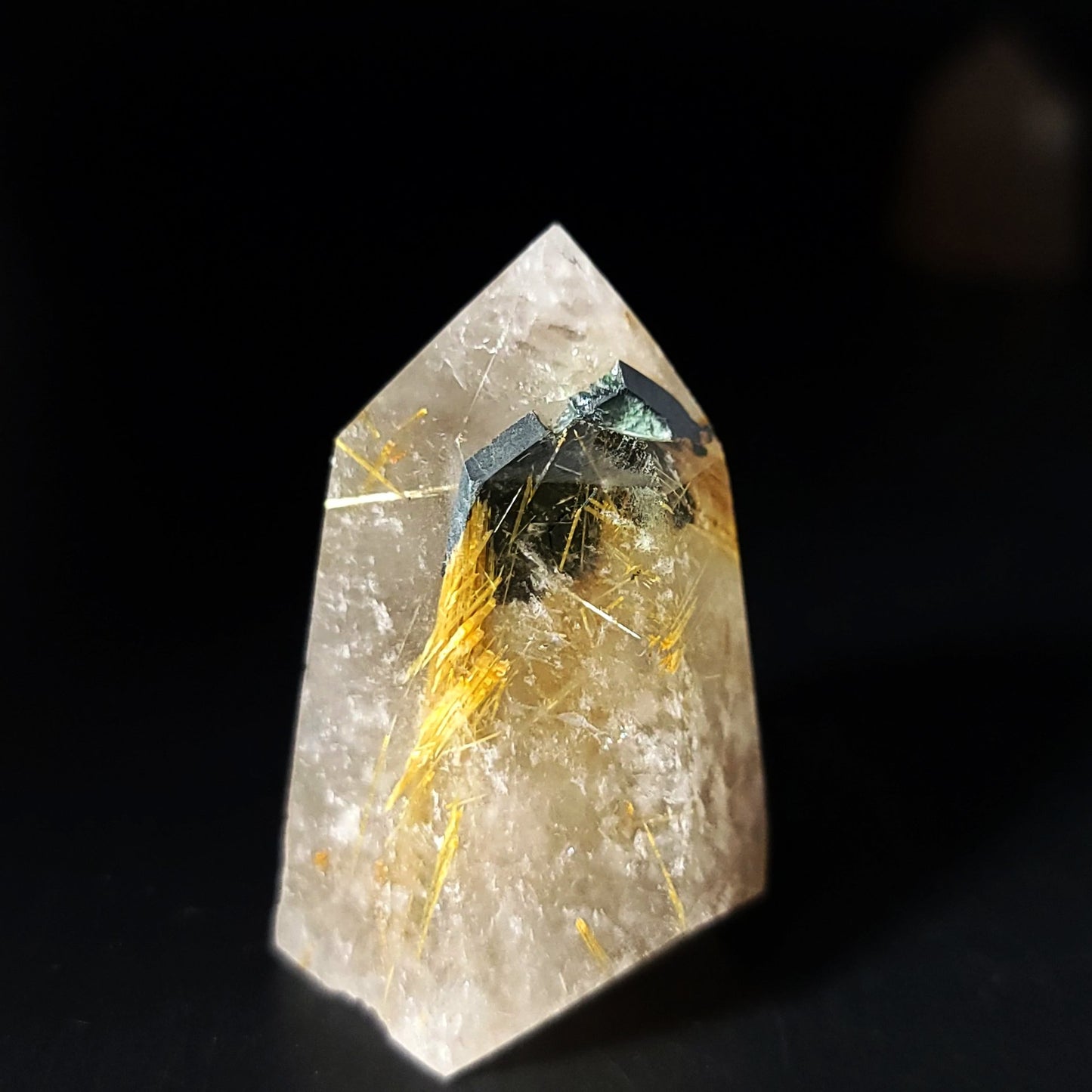 Rutilated Quartz Tower Point