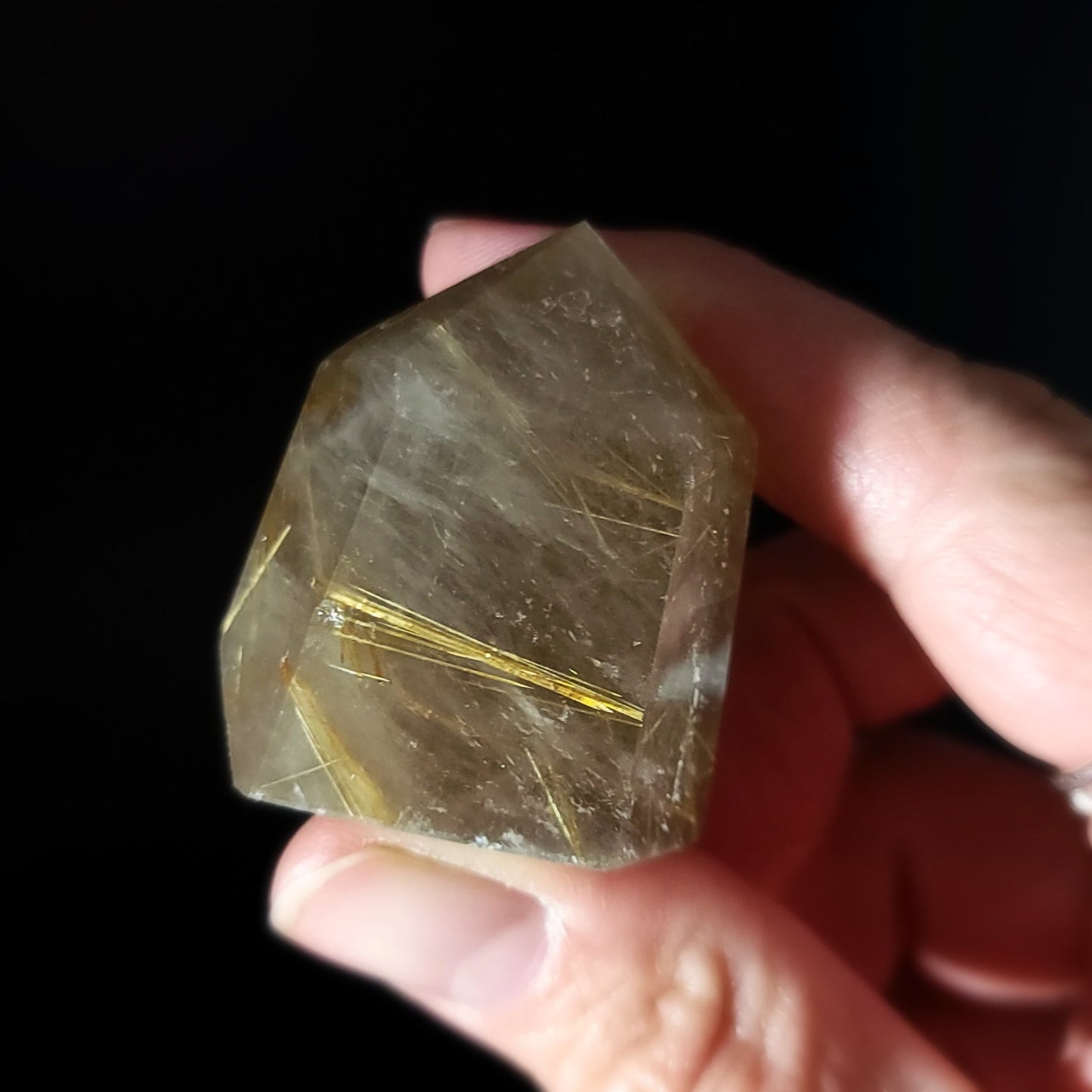 Rutilated Quartz Tower Point