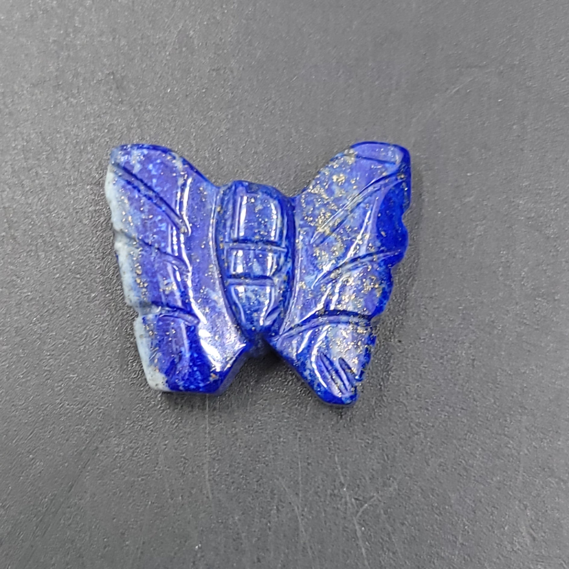 Lapis Lazuli Butterfly Stone 25mm 1" - Elevated Metaphysical