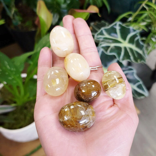 Golden Healer Quartz Tumbled Stone HQ