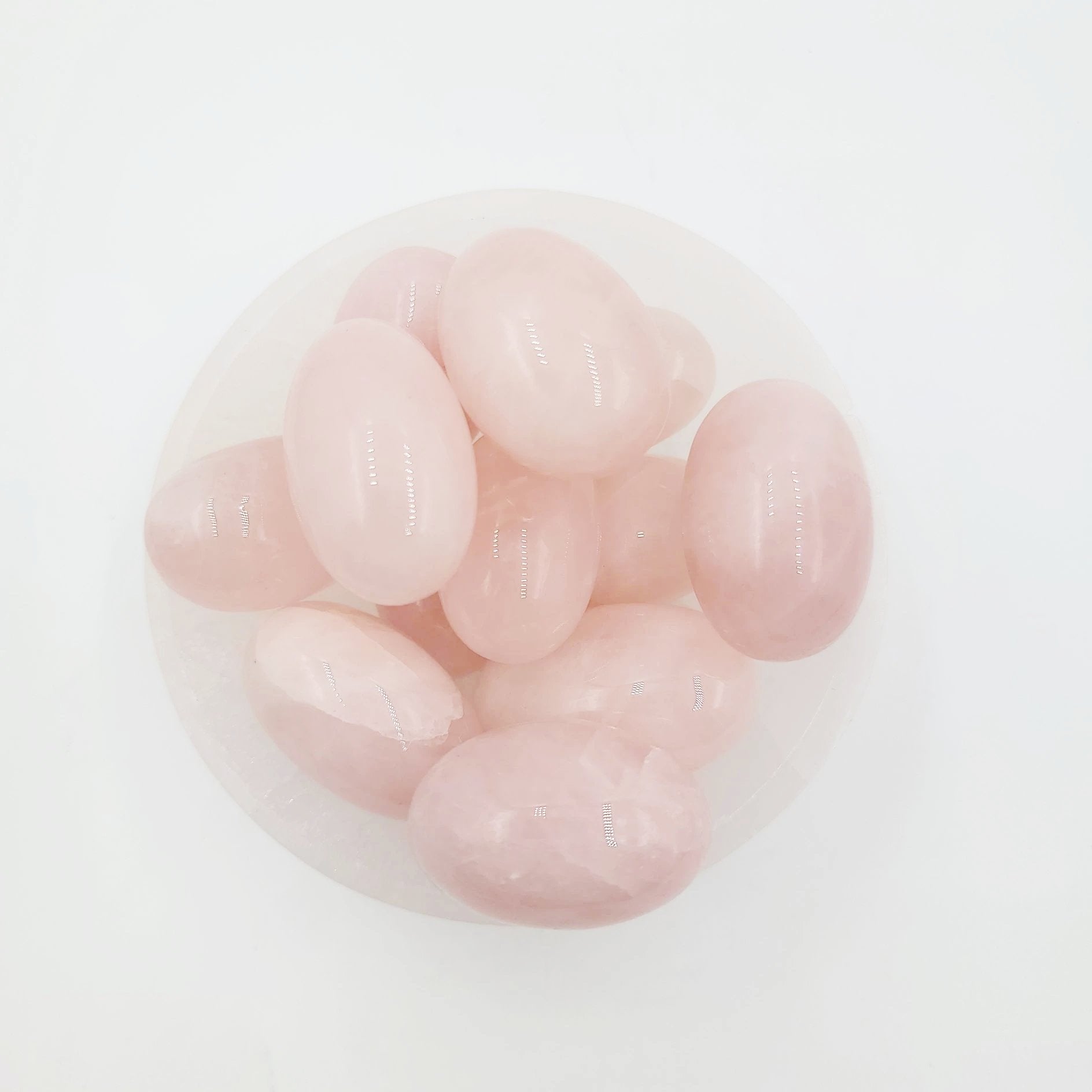 Rose Quartz Tumbled Stone HQ - Elevated Metaphysical