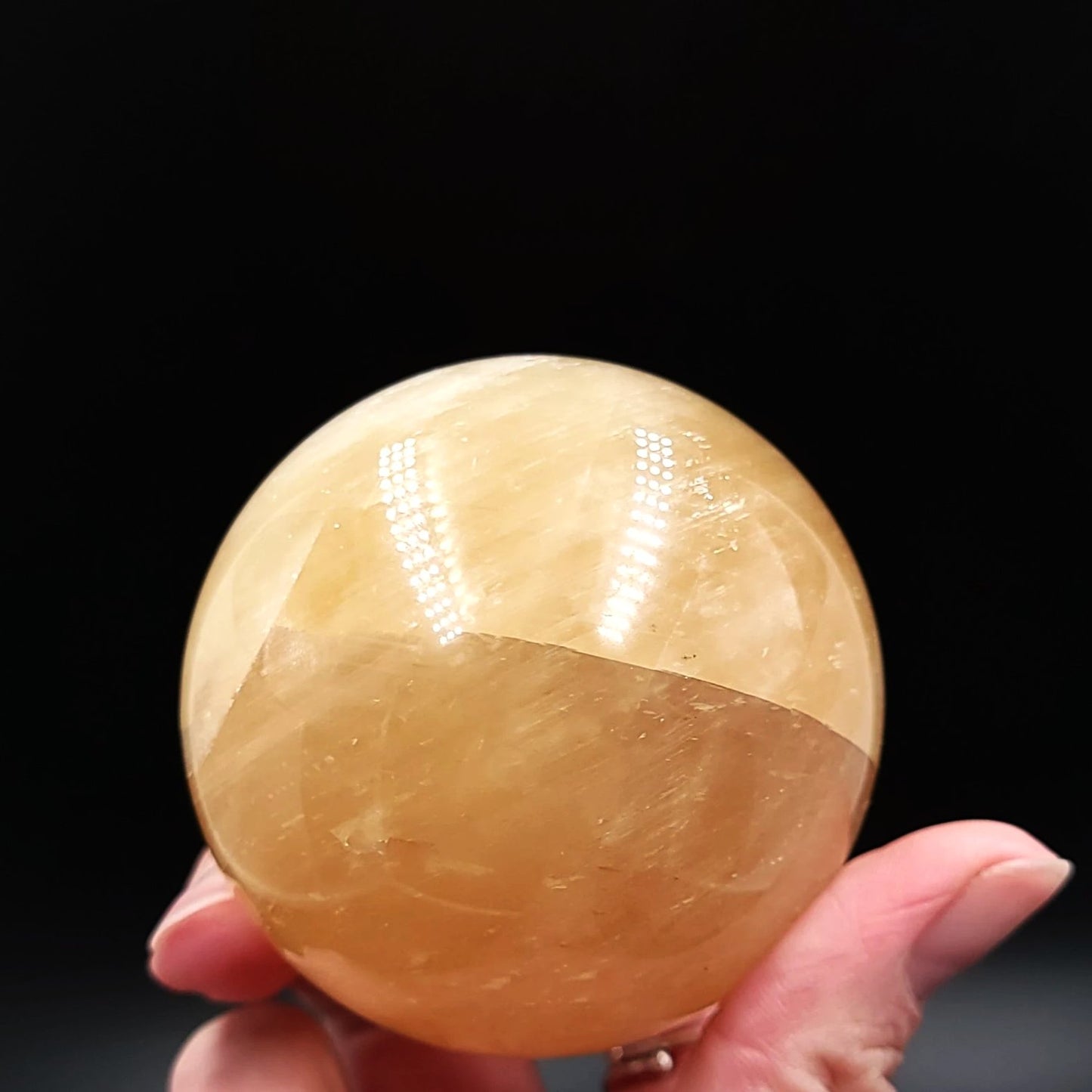 Golden Healer Sphere 2.5" 60mm 12oz 350g - Elevated Metaphysical