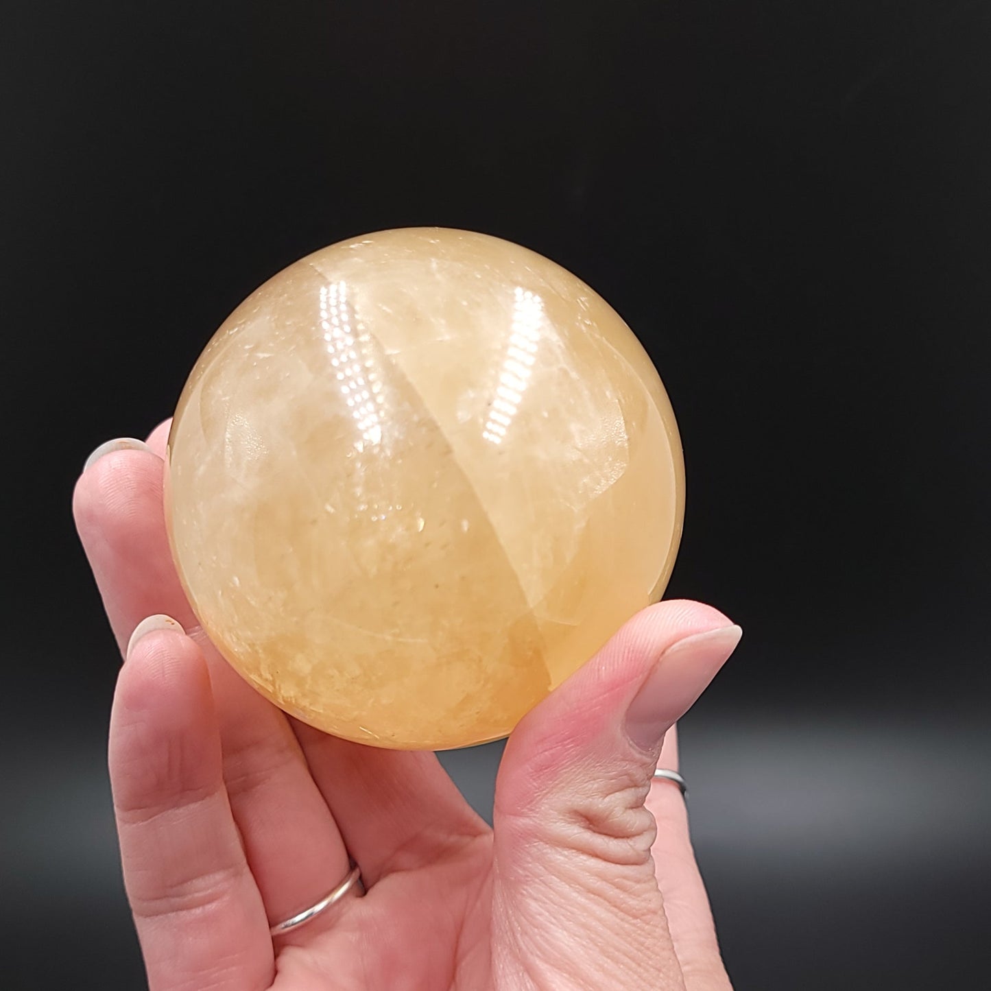 Golden Healer Sphere 2.5" 60mm 12oz 350g - Elevated Metaphysical