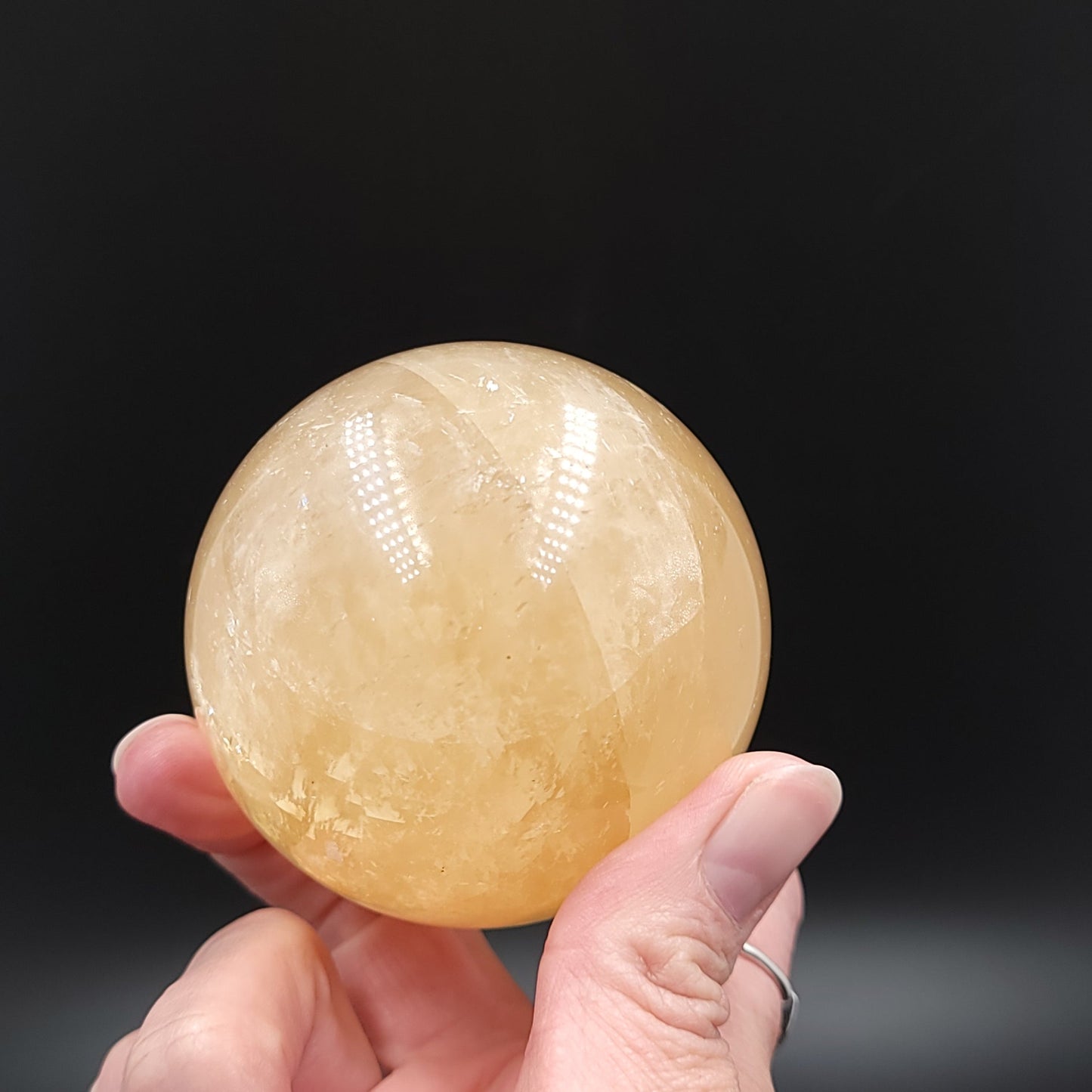 Golden Healer Sphere 2.5" 60mm 12oz 350g - Elevated Metaphysical